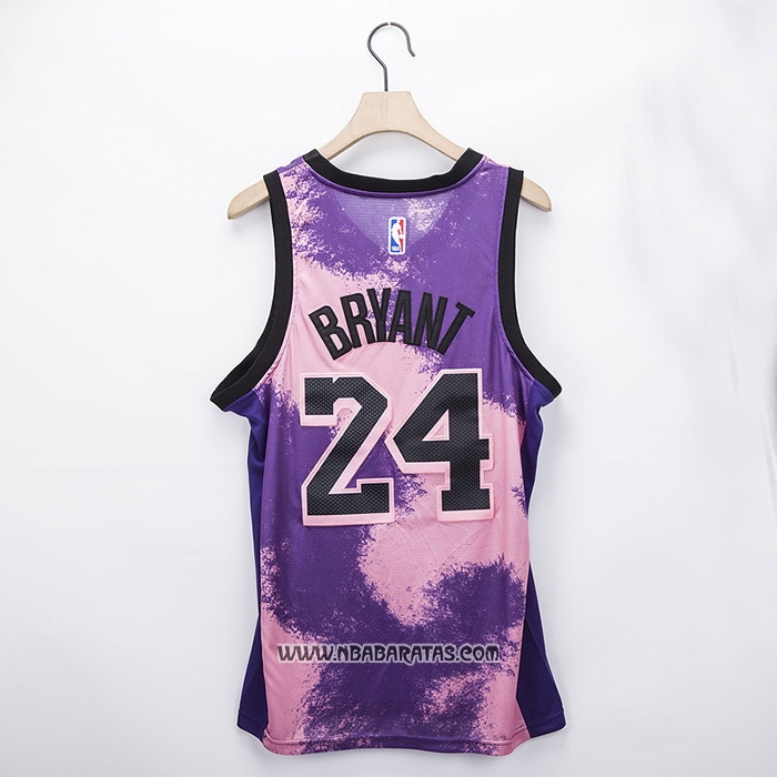 Camiseta Los Angeles Lakers Kobe Bryant #24 Fashion Royalty Violeta